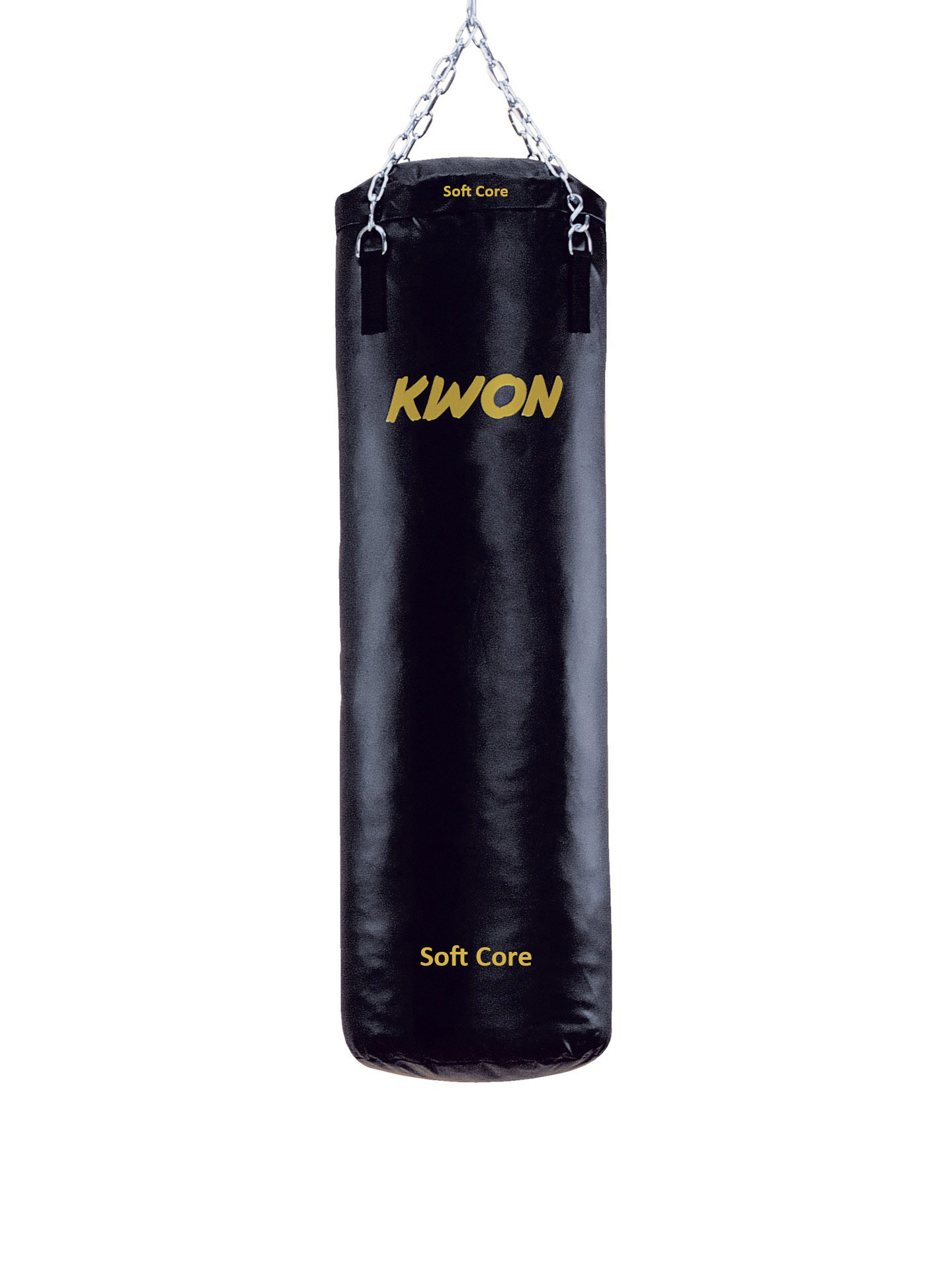 Sacco da boxe Black imbottito in similpelle, 120 cm