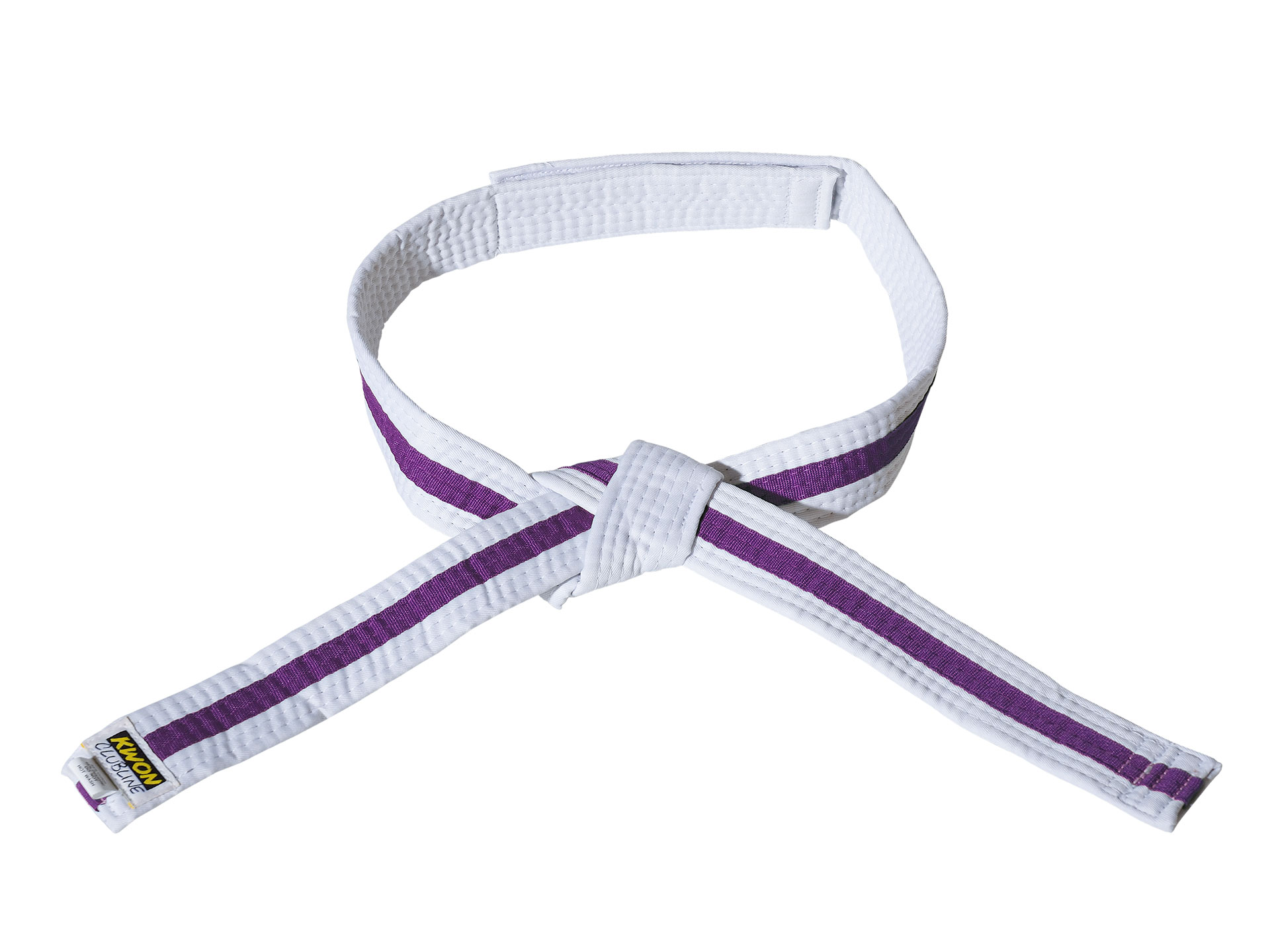 Cintura arti marziali con velcro per bambini, multicolore