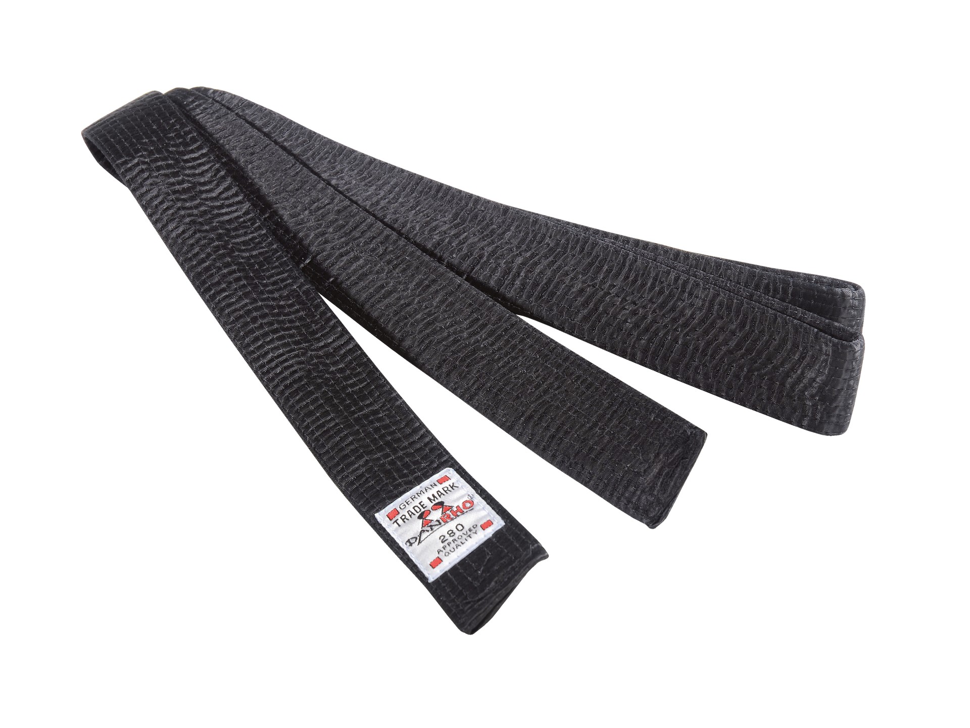 DANRHO Cintura nera Budo in rayon larghezze di 4 cm e 5 cm