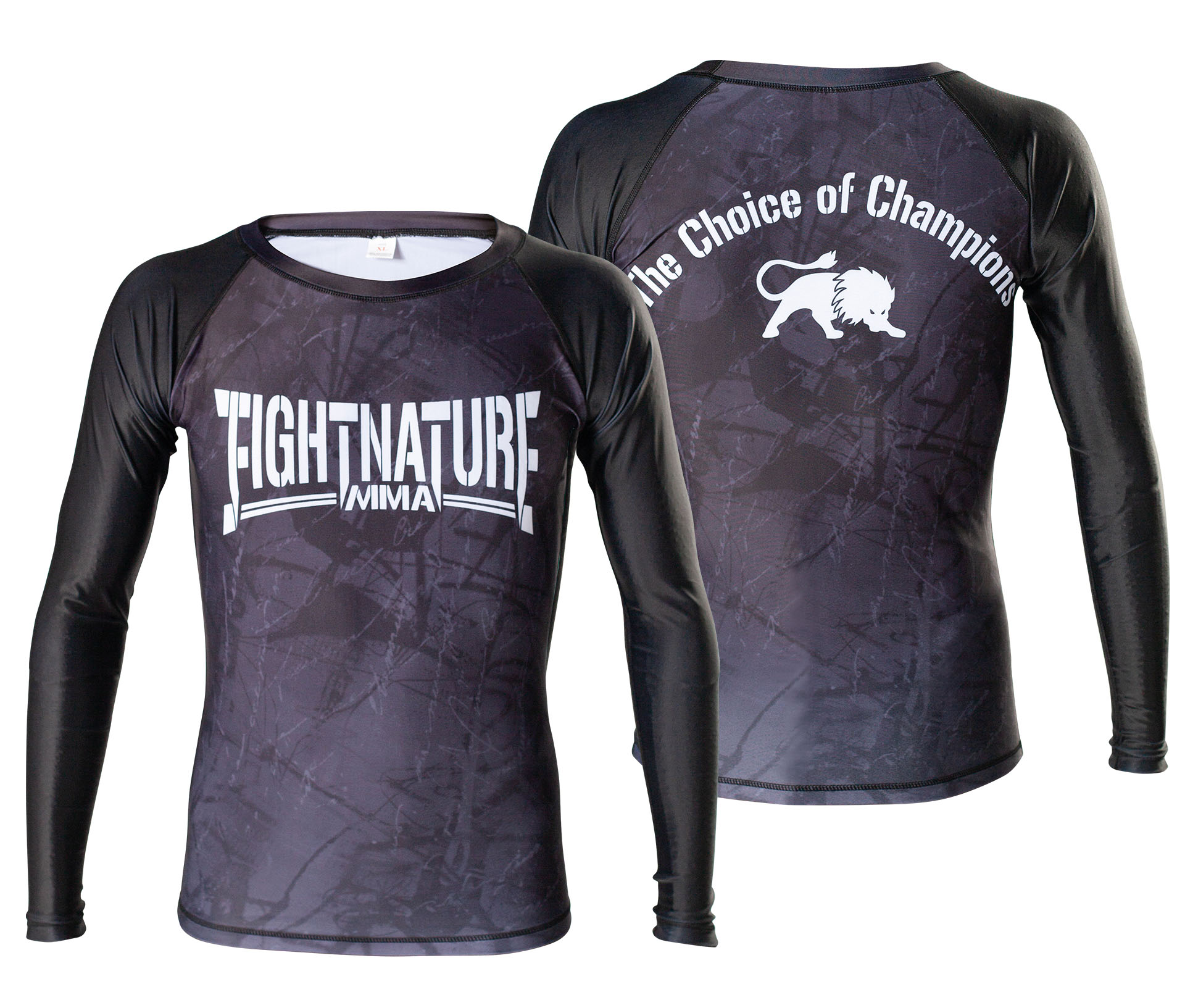 FIGHTNATURE Rashguard a maniche lunghe