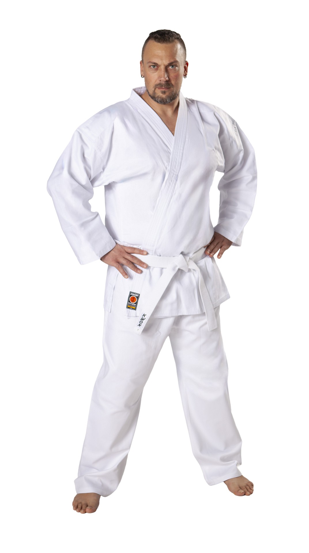 Kimono da Karate Tradizionale taglio largo 8 oz