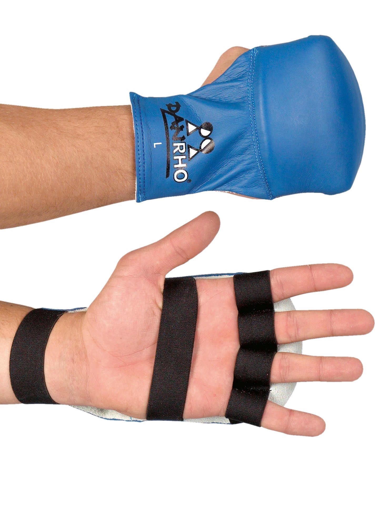 Handschutz Spezial in weiß, rot und blauFarbe: blau, Größe: XL