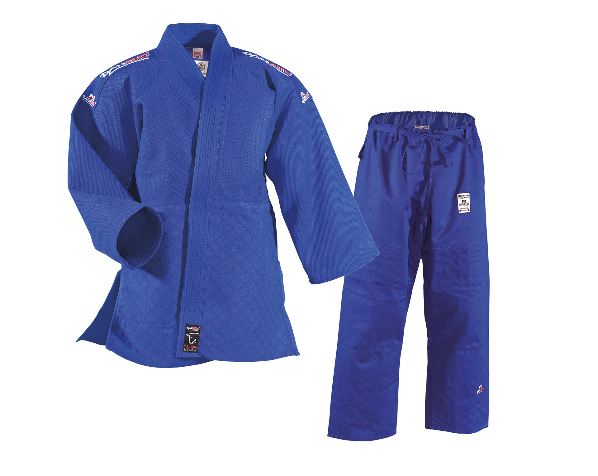 DANRHO Uniforme Judo T-Oriental blu