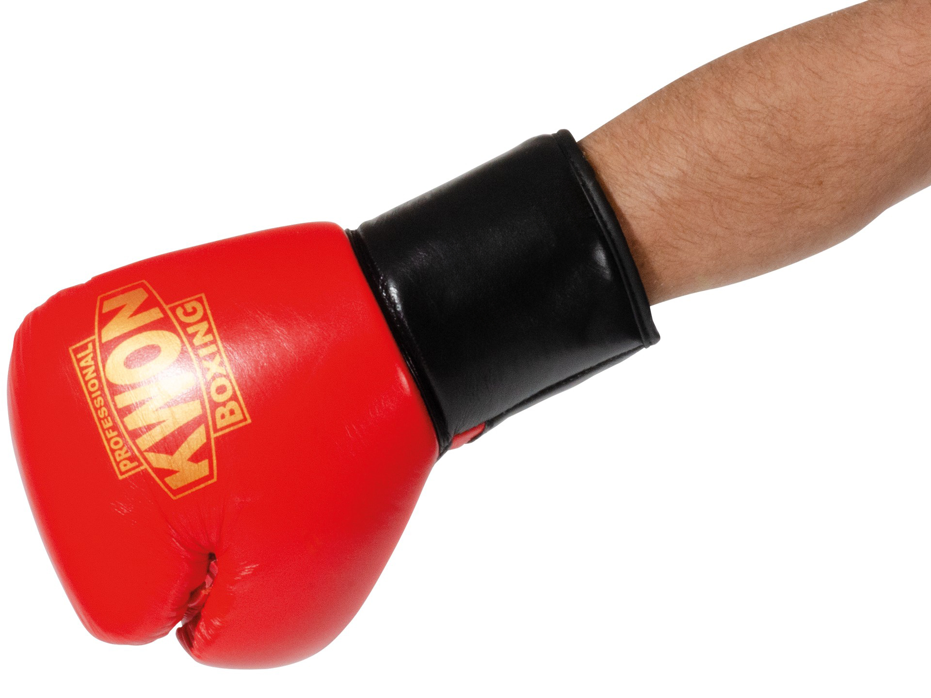 Guantoni da Boxe con i lacci Tournament Rossi