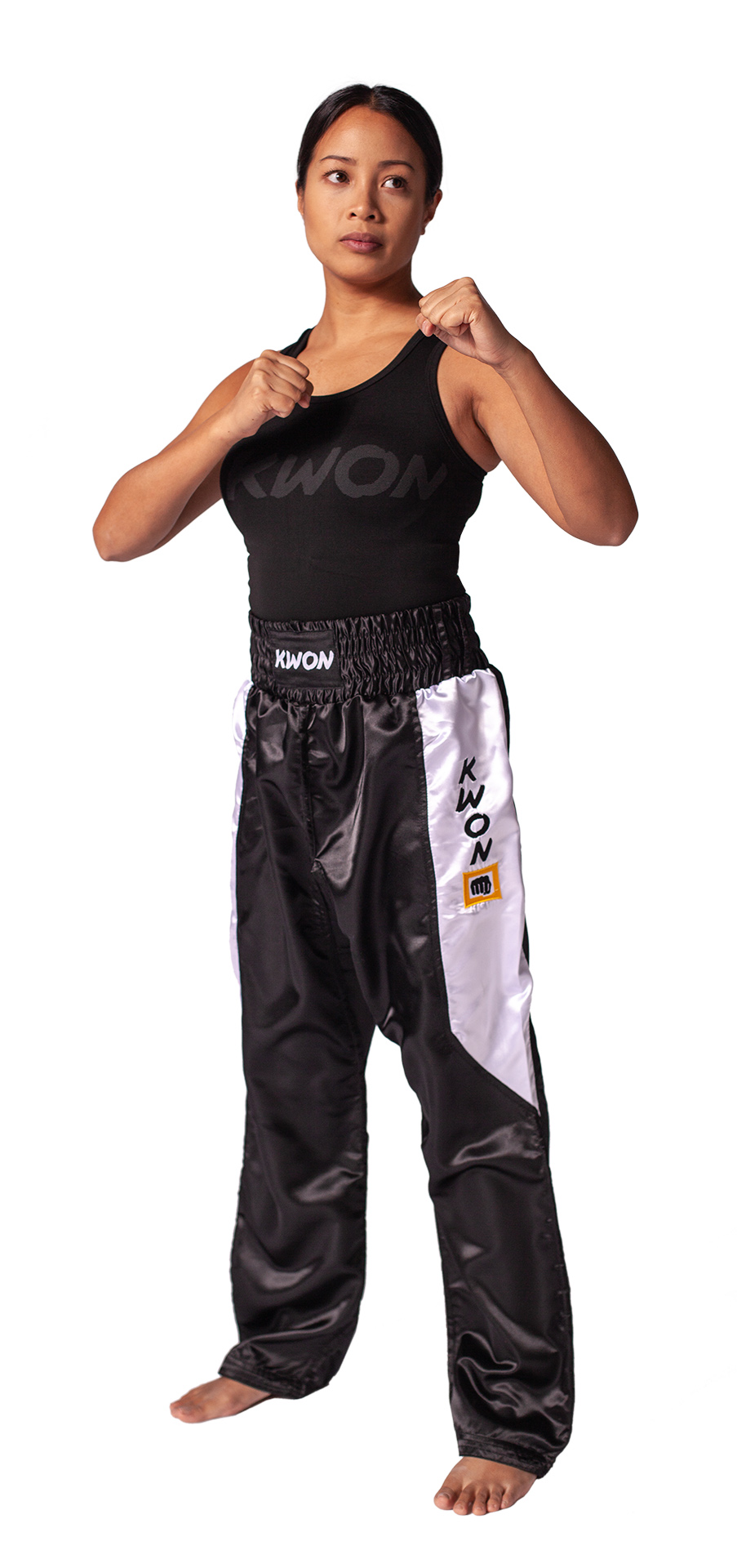 Pantaloni Satin Kickboxing