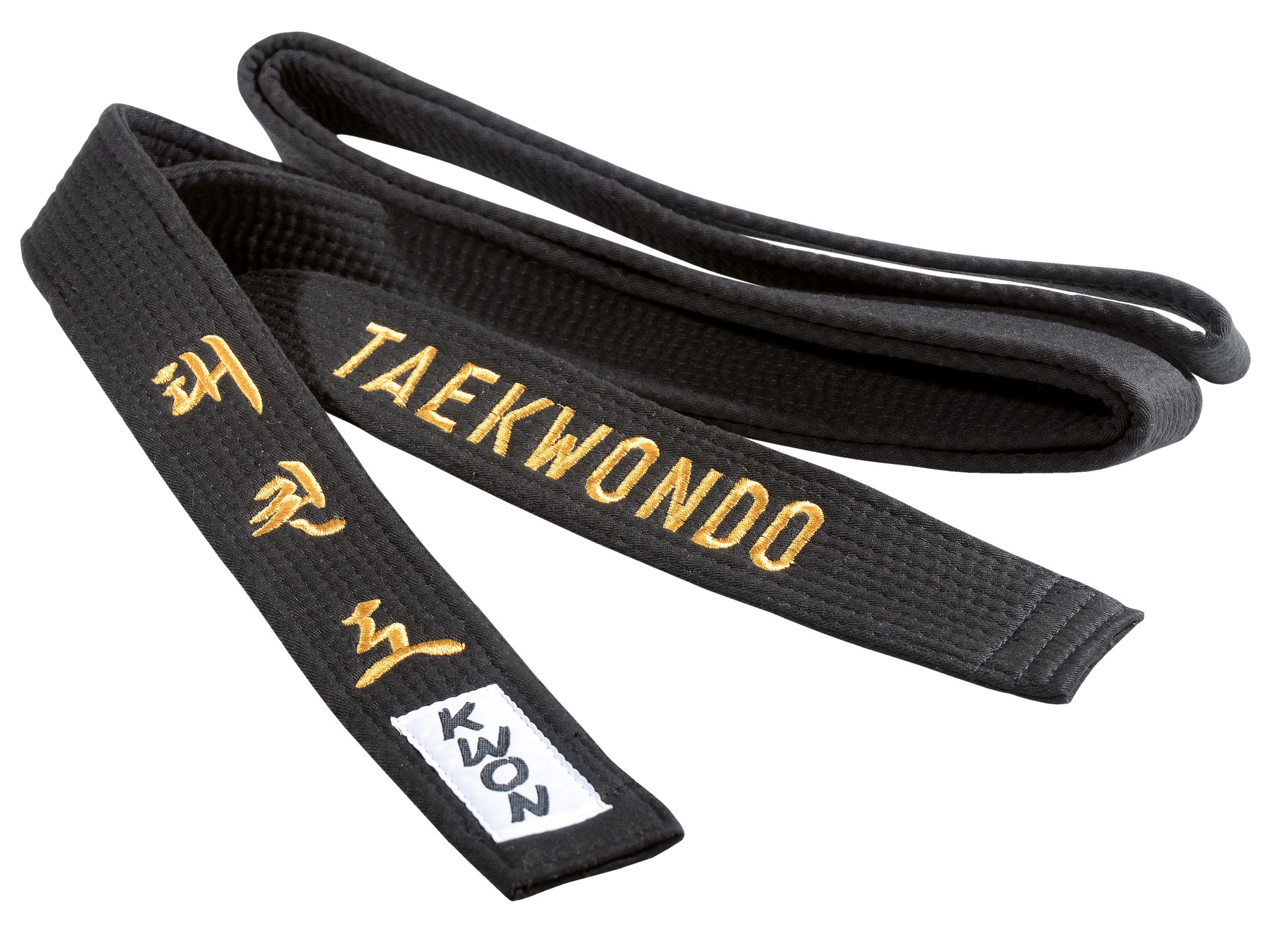 Taekwondo Cintura nera con ricamo 5 cm