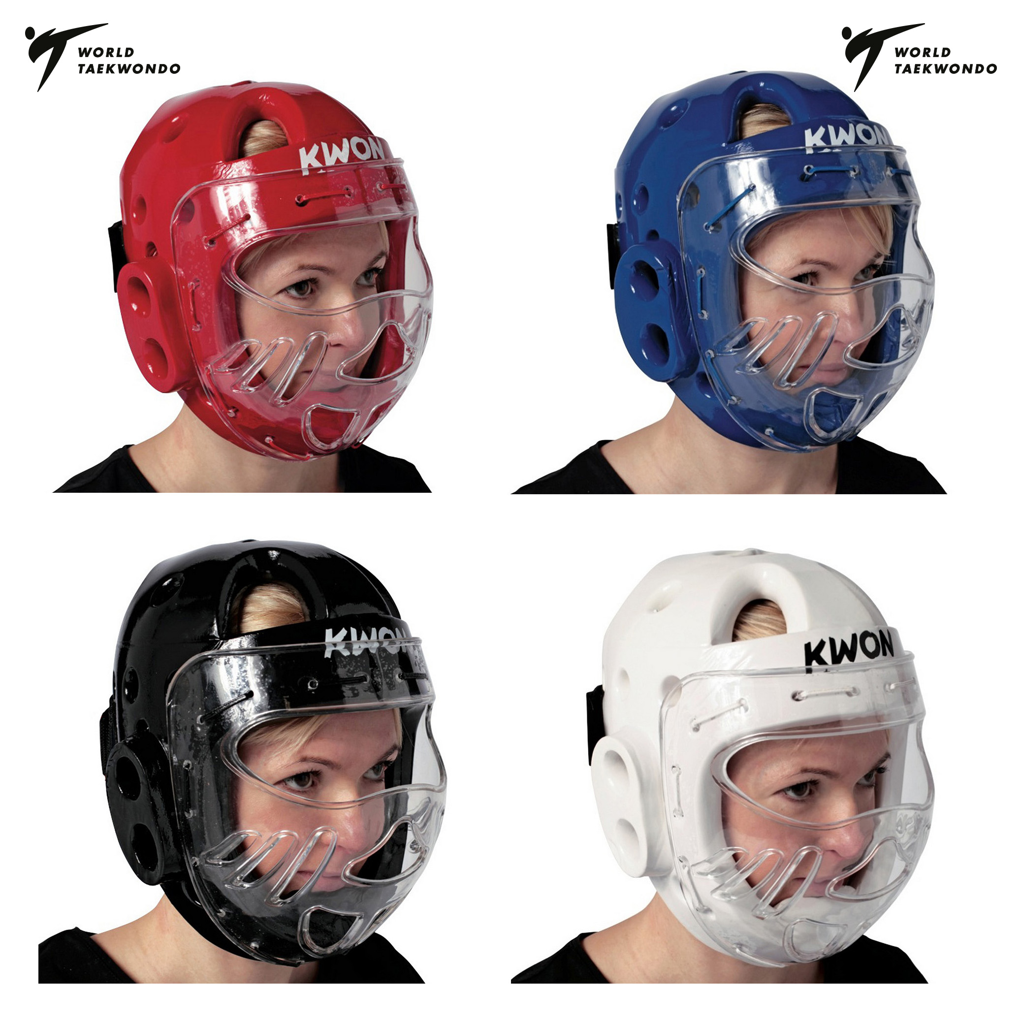 KSL Caschetto arti marziali con maschera - WT / WUKF riconosciuto