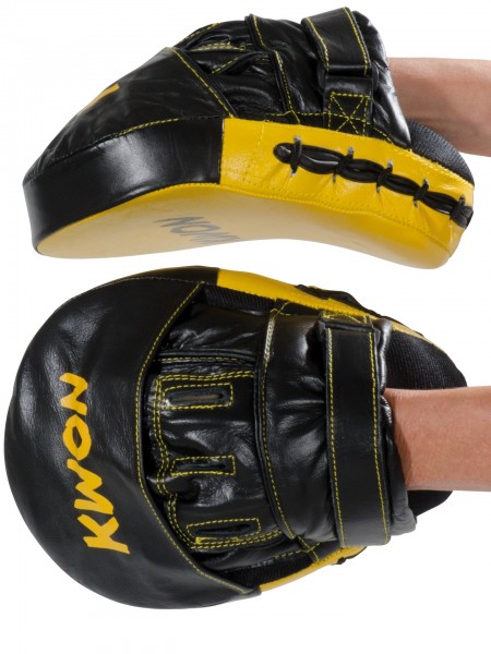 Coppia guanti da passata pelle boxe kick muay thai arti marziali Kwon
