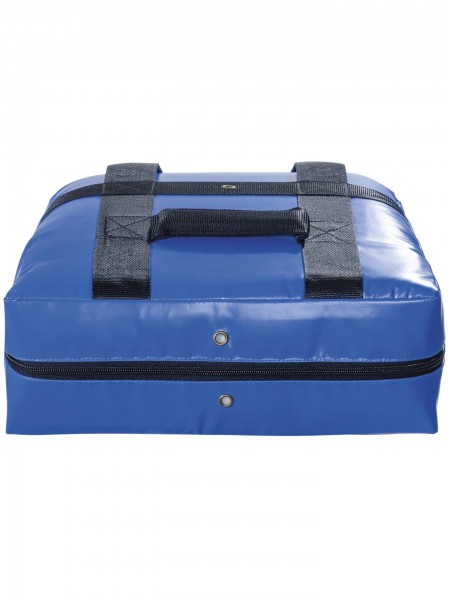 Scudo calci curvo arti marziali blu