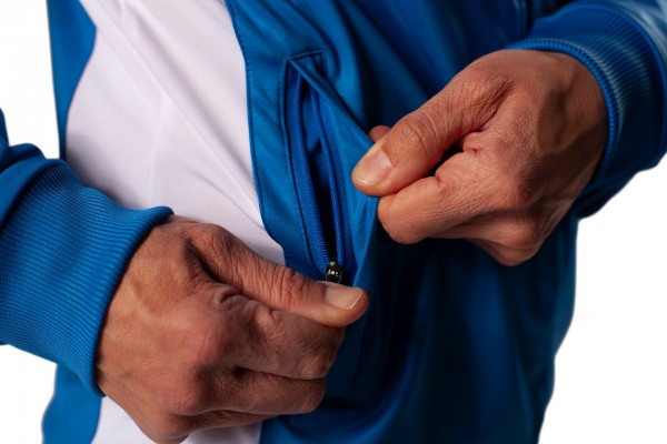 Tuta da Ginnastica 1980 blu/bianco/rosso