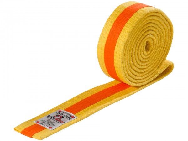 Cinture arti marziali bicolore