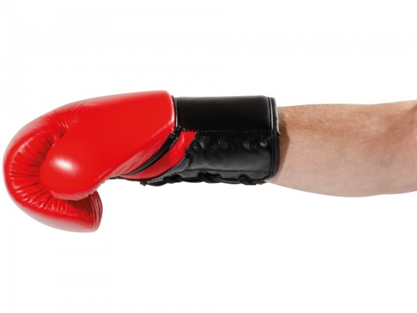 Guantoni da Boxe con i lacci Tournament Rossi