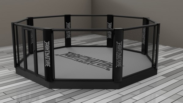 FIGHTNATURE Gabbia per MMA con piattaforma