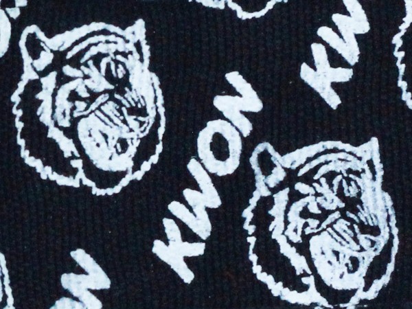 Fascie per bambini Boxe Tiger non elastica 2 m nera