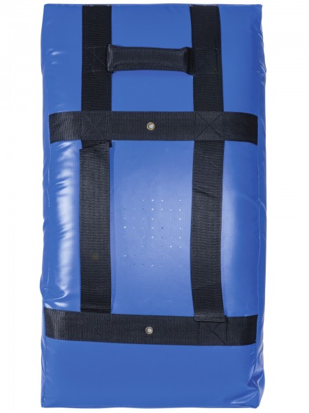 Scudo calci curvo arti marziali blu