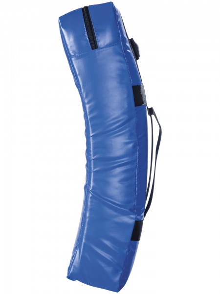 Scudo calci curvo arti marziali blu