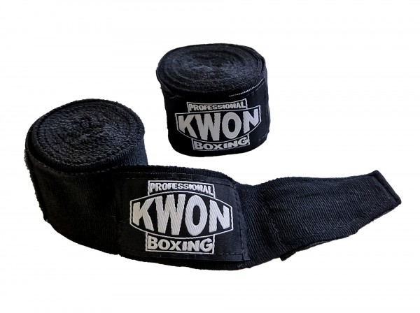 Bendaggio Boxe leggermente elastico, nero