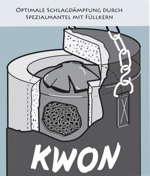 Sacco Boxe allenamento standard 180 cm. pieno